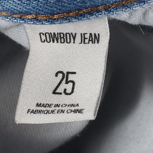 BDG High-Waisted Cowboy Jean Isabel Painted Size 25 - Picture 9 of 9